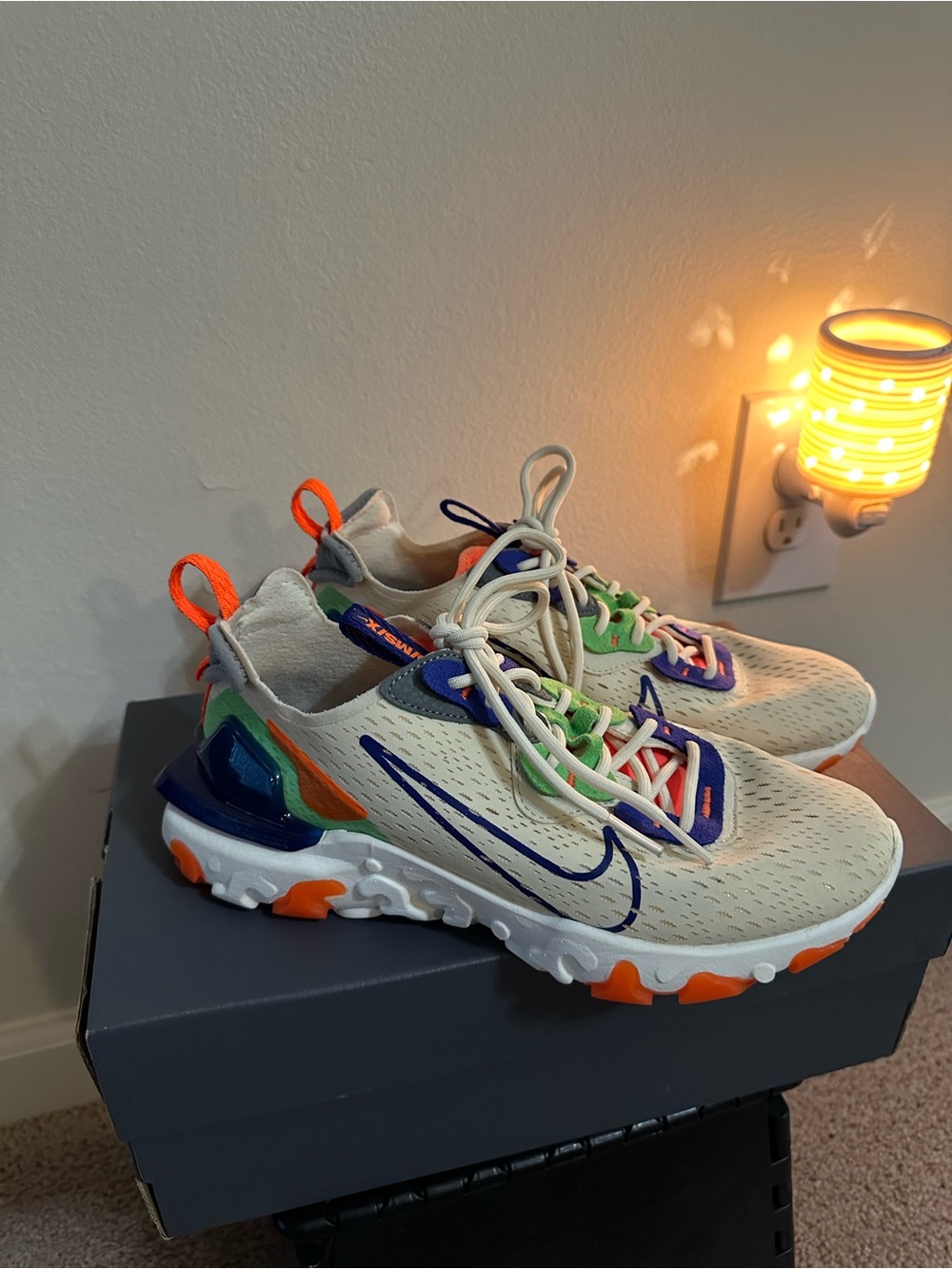 Nike React Vision Women’s White Multicolor React Element Sneakers